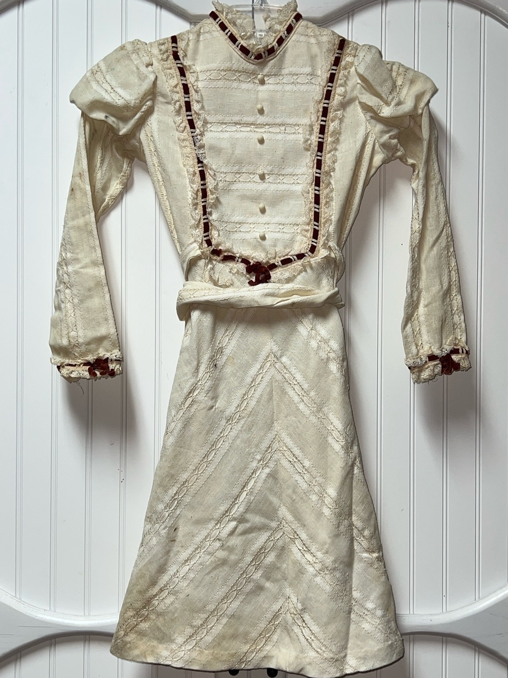 Dorissa of Miami Edwardian Style Dress S Vintage - Picture 2 of 5